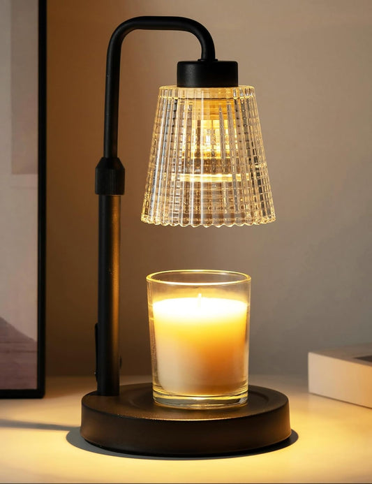 Candle Warmer Lamp with Timer, Adjustable Height Candle Warmer